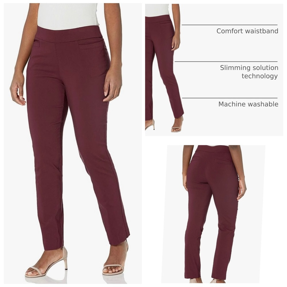 🌺 NWT Briggs New York Super Stretch Millennium Pants Size 18